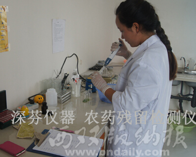 勐?？h加大蔬菜農藥殘留檢測